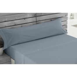 Juego de Sábanas Alexandra House Living Acero Gris Acero Cama de 135/140 3 Piezas