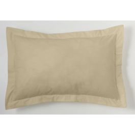 Funda de cojín Alexandra House Living Beige Camel 55 x 55 + 5 cm