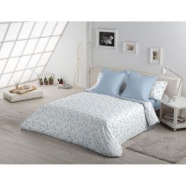 Juego de funda nórdica Alexandra House Living Paola Azul Cama de 180 6 Piezas