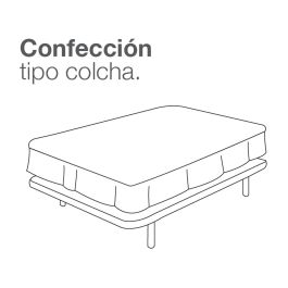 Cubre canapé Alexandra House Living Lino Cama de 200