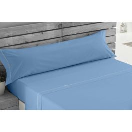 Juego de Sábanas Alexandra House Living Azul claro Cama de 150 4 Piezas