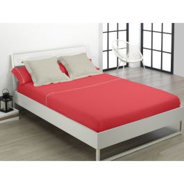 Juego de Sábanas Alexandra House Living Rojo Cama de 150 4 Piezas