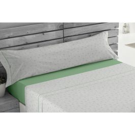 Juego de Sábanas Alexandra House Living Estelia Verde Cama de 180 4 Piezas