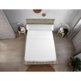 Juego de Sábanas Alexandra House Living QUTUN Blanco Cama de 150 3 Piezas