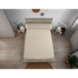 Juego de Sábanas Alexandra House Living QUTUN Beige Cama de 135/140 3 Piezas