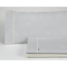 Juego de Sábanas Alexandra House Living Vairy Gris Perla Cama de 90 3 Piezas