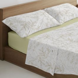 Juego de Sábanas Alexandra House Living Circe Crema Cama de 160 4 Piezas