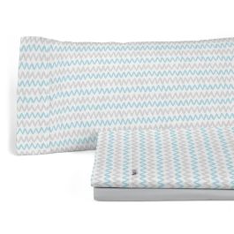 Juego de Sábanas Alexandra House Living Cloe Azul Cama de 135/140 3 Piezas