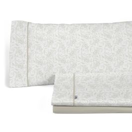 Juego de Sábanas Alexandra House Living Lara Beige Cama de 150 4 Piezas