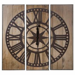 Reloj de Pared Alexandra House Living Negro Hierro Madera MDF 90 x 2 x 90 cm Precio: 88.9350005082. SKU: B12BP627ZG