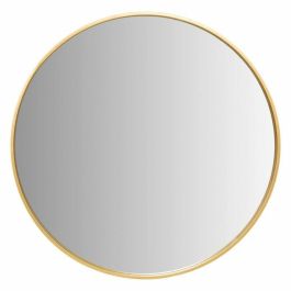 Espejo de pared Alexandra House Living Oro Metal Vidrio Madera MDF 86 x 3 x 86 cm