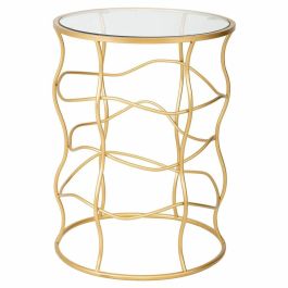 Mesa auxiliar Alexandra House Living Oro Metal 46 x 60 x 46 cm Precio: 120.3950000605. SKU: B16EC7FSSS