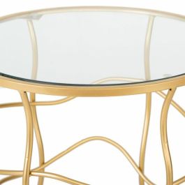 Mesa auxiliar Alexandra House Living Oro Metal 46 x 60 x 46 cm