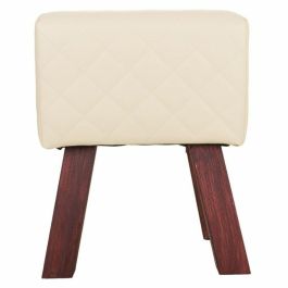 Taburete Alexandra House Living PVC Madera MDF 30 x 47 x 36 cm