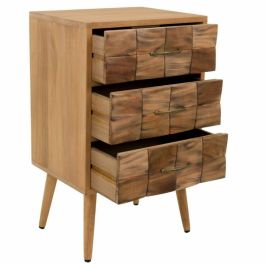 Cajonera Alexandra House Living Natural Madera de Paulonia 75 x 38 x 45 cm