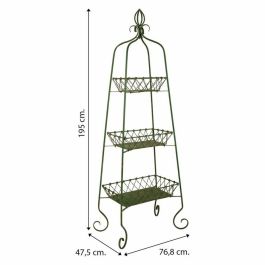 Estantería Alexandra House Living Verde Hierro 47 x 195 x 76 cm