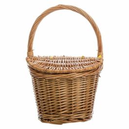 Cesta de Picnic Alexandra House Living Mimbre Madera de sauce Natural