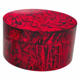 Caja Decorativa Alexandra House Living Negro Rojo Cerámica Madera MDF 25 x 13 x 25 cm Precio: 33.625899782199994. SKU: B12NWRWJ7M