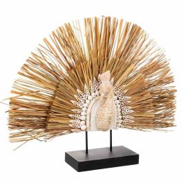 Figura Decorativa Alexandra House Living Negro Natural Madera Hierro Algas marinas Pavo real 53 x 12 x 64 cm Precio: 73.205. SKU: B1EGTZXM5T