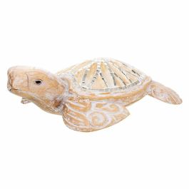 Figura Decorativa Alexandra House Living Blanco Natural Madera Vidrio Tortuga 8 x 20 x 31 cm Precio: 40.534999395. SKU: B1KBYTTXMT