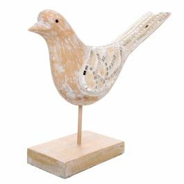 Figura Decorativa Alexandra House Living Blanco Natural Madera Vidrio Pájaro 26 x 12 x 30 cm Precio: 32.4159001936. SKU: B1GSCPVZ99