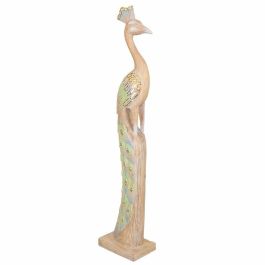 Figura Decorativa Alexandra House Living Yute Madera Vidrio Pavo real 106 x 15 x 22 cm Precio: 89.1648993466. SKU: B1EQ9H4MMP