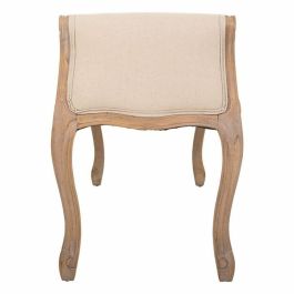 Banqueta Alexandra House Living Crema Madera de caucho 48 x 60 x 113 cm