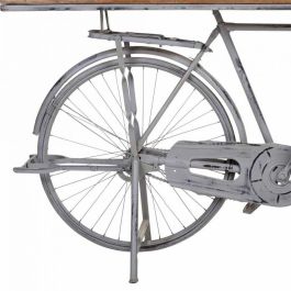 Recibidor Alexandra House Living Bike Plateado Madera Hierro 50 x 94 x 198 cm