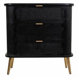 Cómoda Alexandra House Living Negro Madera MDF 35 x 81 x 80 cm