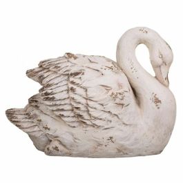 Macetero Alexandra House Living Swan Fibra de Vidrio Magnesio 36 x 46 x 61 cm