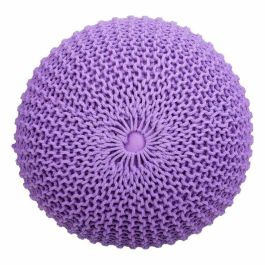 Puff Alexandra House Living Violeta Poliestireno 45 x 30 x 45 cm