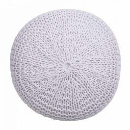 Puff Alexandra House Living Blanco Poliestireno 38 x 30 x 38 cm