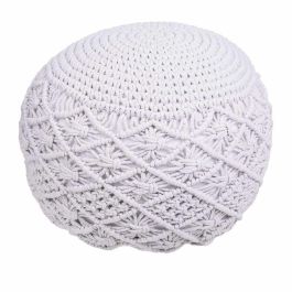 Puff Alexandra House Living Blanco Poliestireno 45 x 33 x 45 cm Precio: 91.8268996128. SKU: B1JMADDX62