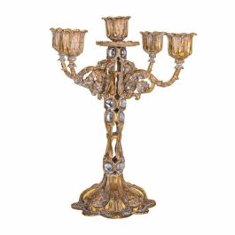 Candelabro Alexandra House Living Dorado Hierro 17 x 25 x 17 cm