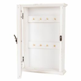 Armario de llaves Alexandra House Living Blanco 7 x 34 x 23 cm