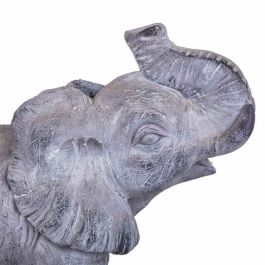 Figura Decorativa Alexandra House Living Gris Magnesio Elefante 26 x 40 x 35 cm