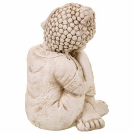 Figura Decorativa Alexandra House Living Gris Poliresina Buda 25 x 34 x 25 cm