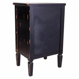 Mesita de Noche Alexandra House Living Negro 36 x 76 x 48 cm