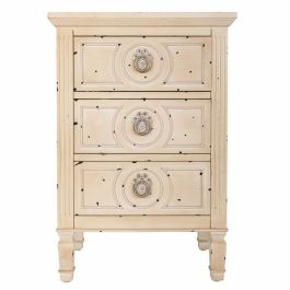 Mesita de Noche Alexandra House Living Beige 32 x 67 x 46 cm