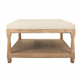 Banqueta Alexandra House Living Crema Goma Madera 78 x 48 x 110 cm