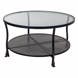 Mesa de Centro Alexandra House Living Negro Metal Vidrio 85 x 45 x 85 cm Precio: 243.0768994313. SKU: B18XVSDX8M