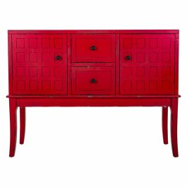 Recibidor con Cajones Alexandra House Living Rojo Madera de abeto Madera MDF 36 x 82 x 108 cm