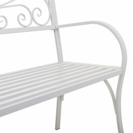 Banco Alexandra House Living Blanco Hierro 53 x 91 x 153 cm