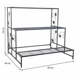 Soporte para Maceta Alexandra House Living Gris Hierro 66 x 74 x 80 cm