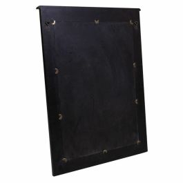 Espejo de pared Alexandra House Living Negro Vidrio Madera de abeto 3 x 90 x 70 cm