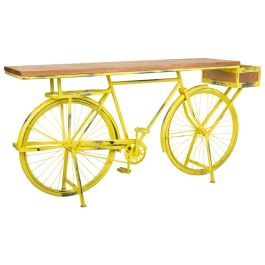 Recibidor Alexandra House Living Bike Amarillo Hierro Madera de mango 46 x 93 x 187 cm Precio: 593.5050002541. SKU: B1CLHB9HGA