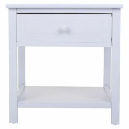 Mesita de Noche Alexandra House Living Blanco 29 x 42 x 40 cm