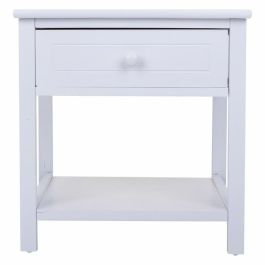 Mesita de Noche Alexandra House Living Blanco 29 x 42 x 40 cm