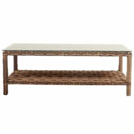 Conjunto de Mesa con 2 Sillones Alexandra House Living Marrón Natural 4 Piezas