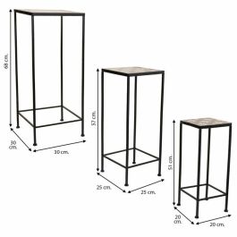 Soporte para Maceta Alexandra House Living Negro Hierro 30 x 68 x 30 cm